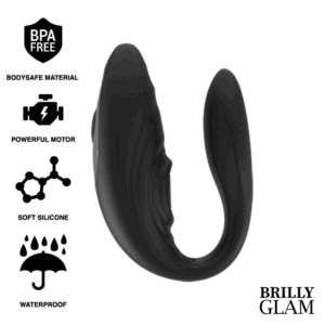 Brilly Glam- Couple Pulsing & Vibrating Control Remoto