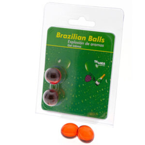 Taloka - Brazilian Balls Gel Íntimo Fresas & Champn 2 Bolas