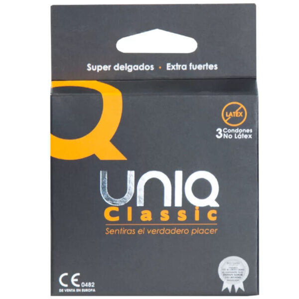 Uniq - Classic Preservativos Sin Latex 3 Unidades