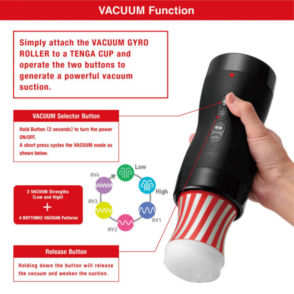 Tenga - Vacuum Gyro Roller Succión &Amp; Rotación - Imagen 4
