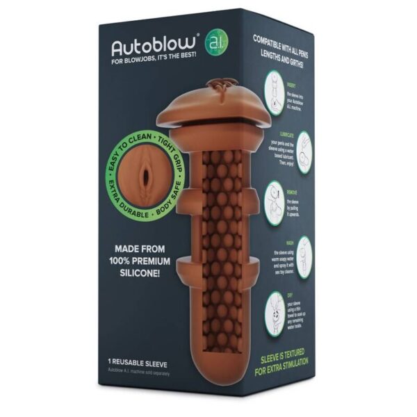 Autoblow - Manga Vagina Ia Marrón - Imagen 4