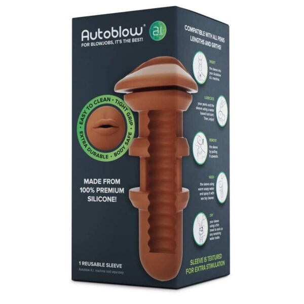 Autoblow - Manga Boca Ia Marrón - Imagen 4