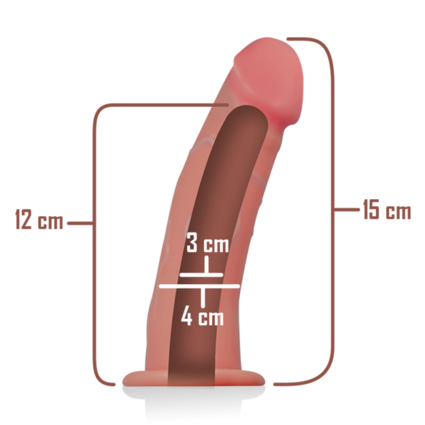 Intense - Arnés Hueco Con Dildo 16 X 3 Cm - Imagen 6