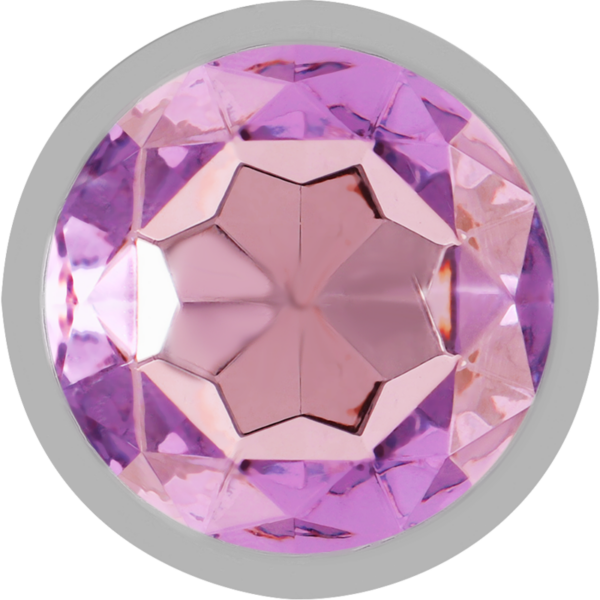 Intense - Plug Anal Metal Aluminio Con Cristal Violeta Talla L - Imagen 4