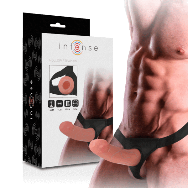 Intense - Arnés Hueco Con Dildo 16 X 3 Cm - Imagen 3