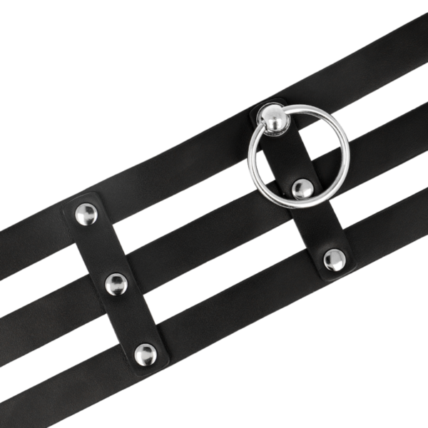 Coquette Chic Desire - Choker Cuero Vegano Estilo Fetish - Imagen 5