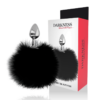 Darkness - Extra Buttplug Anal Con Cola Negro 7 Cm