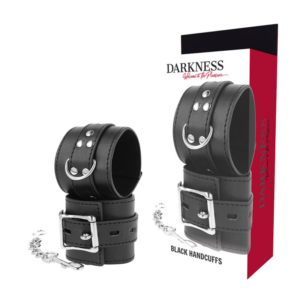 Darkness - Esposas Leather Negro