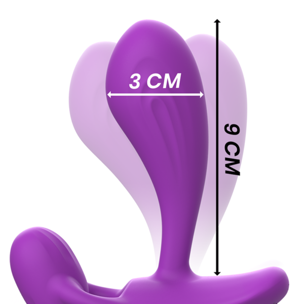 Intense - Shelly Plug Anal Control Remoto Morado - Imagen 5