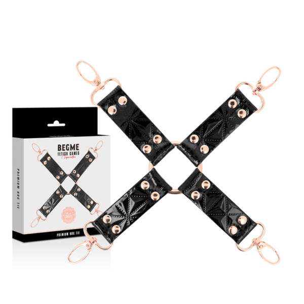 Begme - Black Edition Hog Tie Cuero Vegano - Imagen 2
