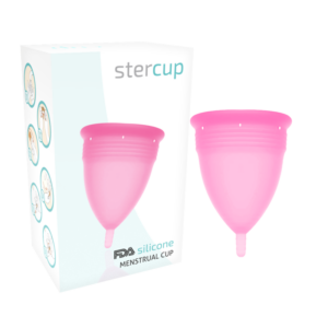 Stercup - Copa Menstrual Fda Silicona Talla S Rosa
