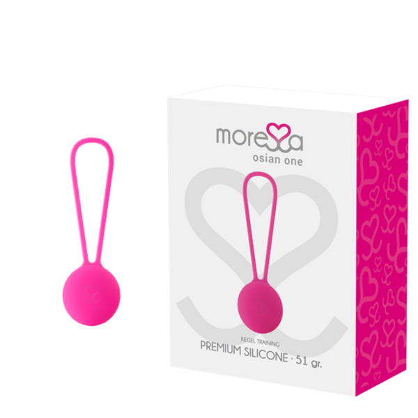 Moressa - Osian One Entrenamiento Suelo Pelvico 51Gr Premium Silicona Rosa