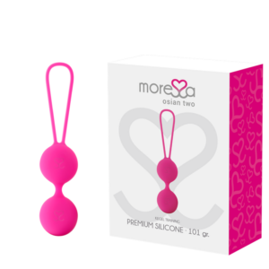 Moressa - Osian Two Entrenamiento Suelo Pelvico 101gr Premium Silicona Rosa