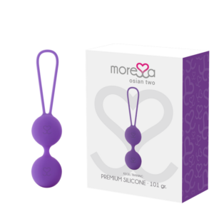 Moressa - Osian Two Entrenamiento Suelo Pelvico 101gr Premium Silicona Lila