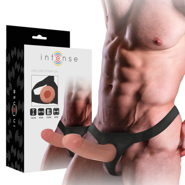 Intense - Arnés Hueco Con Dildo 16 X 3 Cm - Imagen 2
