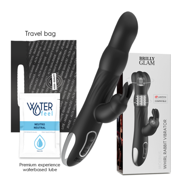 Brilly Glam - Moebius Rabbit Vibrator &Amp; Rotator Compatible Con Watchme Wireless Technology - Imagen 2