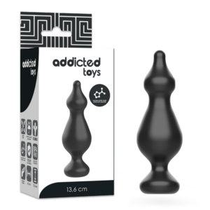 Addicted Toys - Anal Sexual Plug 13.6 Cm Negro