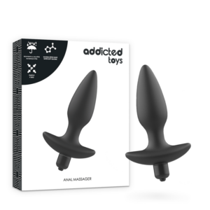 Addicted Toys - Masajeador Plug Anal Con Vibración Negro