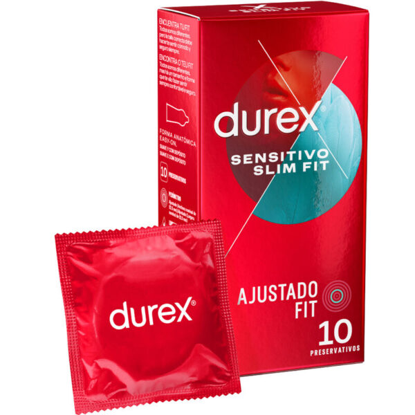 Durex - Sensitivo Slim Fit 10 Unidades