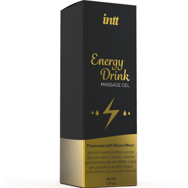 Intt Massage &Amp; Oral Sex - Gel De Masaje Con Sabor A Bebida Energetíca Y Efecto Calor - Imagen 3