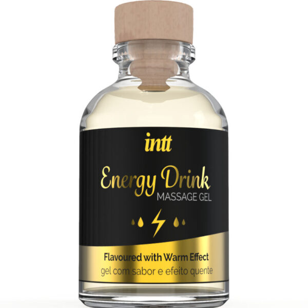 Intt Massage &Amp; Oral Sex - Gel De Masaje Con Sabor A Bebida Energetíca Y Efecto Calor