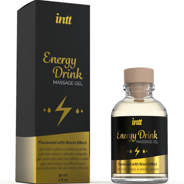 Intt Massage &Amp; Oral Sex - Gel De Masaje Con Sabor A Bebida Energetíca Y Efecto Calor - Imagen 2