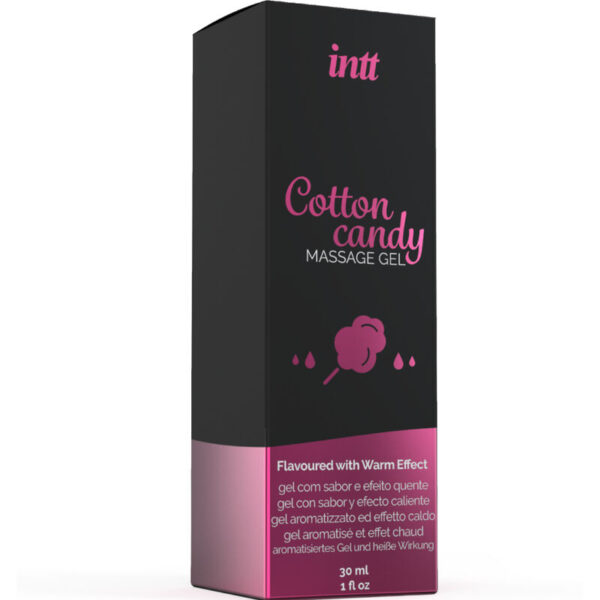 Intt Massage &Amp; Oral Sex - Gel De Masaje Con Sabor A Algodón De Azucar Y Efecto Calor - Imagen 3
