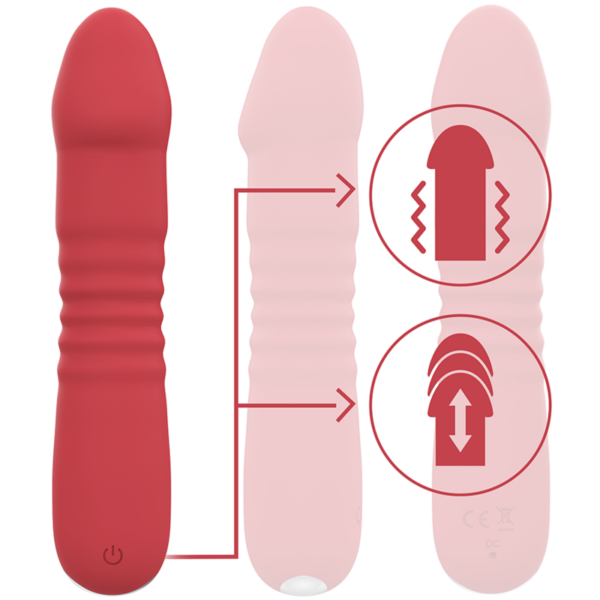 Intense - Juni Up &Amp; Down 10 Vibraciones Rojo - Imagen 3