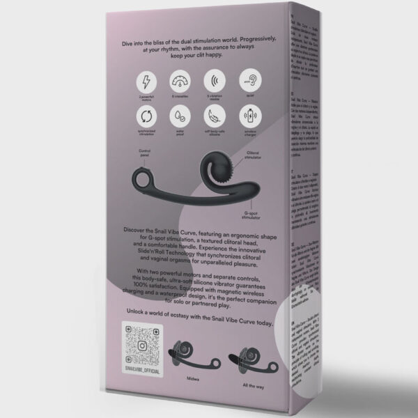 Snail Vibe - Curve Vibrador Negro - Imagen 5