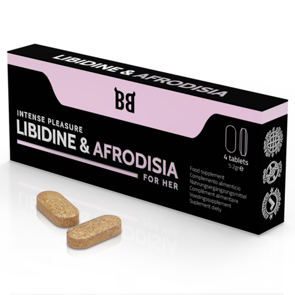 Black Bull - Libidine &Amp; Afrodisia Placer Intenso Para Mujer 4 Cápsulas