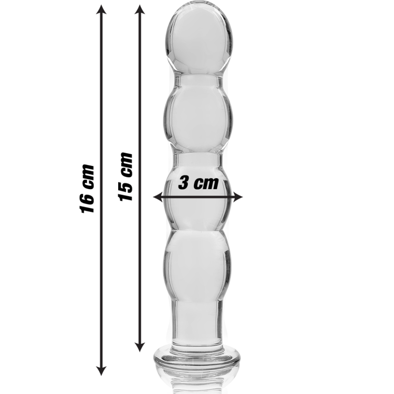 Nebula Series By Ibiza - Modelo 10 Dildo Cristal Transparente 16.5 Cm -O- 3.5 Cm 3 Nebula Series By Ibiza - Modelo 10 Dildo Cristal Transparente 16.5 Cm -O- 3.5 Cm - Imagen 3