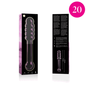 Nebula Series By Ibiza - Modelo 20 Dildo Cristal Borosilicato 20.5 X 3 Cm Rosa