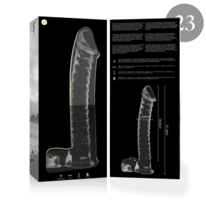 Nebula Series By Ibiza - Modelo 23 Dildo Cristal Borosilicato 21.5 X 4 Cm Transparente