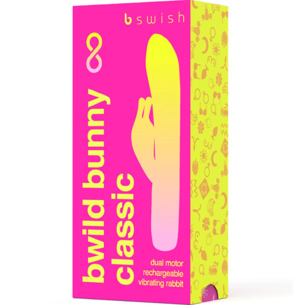 B Swish - Bwild Bunny Infinite Classic Vibrador Recargable Silicona Rosa - Imagen 4