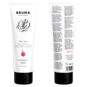 Bruma - Gel Deslizante Con Aloe Vera Sabor A Chicle 100 Ml