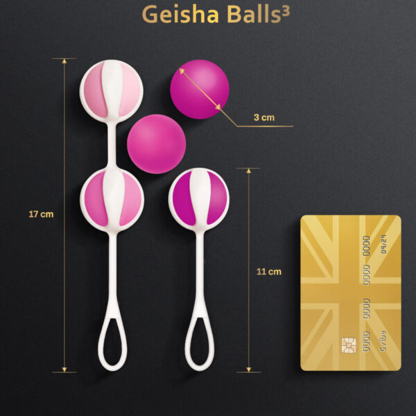G-Vibe - Set 5 Geisha Balls3 Rosa - Imagen 3
