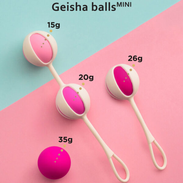 G-Vibe - Set 4 Geisha Balls Mini Morado - Imagen 2