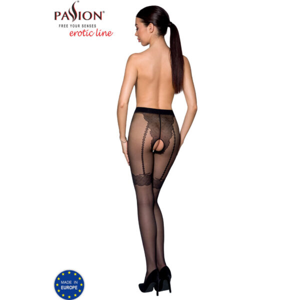 Passion - Tiopen 016 Medias Negro 1/2 20 Den - Imagen 2