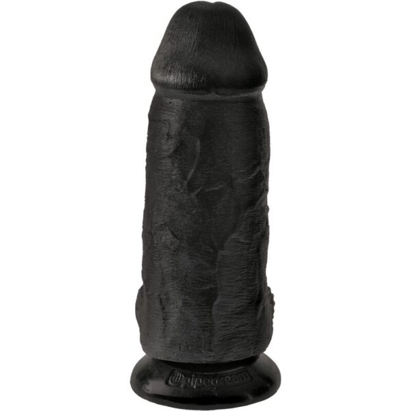King Cock - Pene Realistico Chubby 23 Cm Negro - Imagen 2