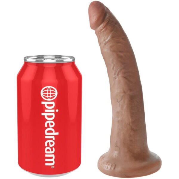 King Cock - Pene Realistico 17.5 Cm Caramelo - Imagen 4