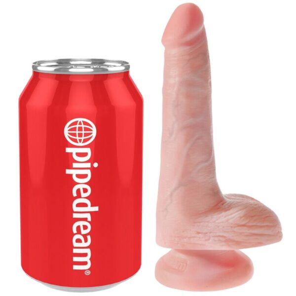 King Cock - Pene Realistico Con Testiculos 13.5 Cm Natural - Imagen 5