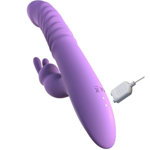 Fantasy For Her - Estimulador Clitoris Rabbit Con Funcion Calor Oscilacion Y Vibracion Violeta - Imagen 4