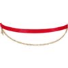 Obsessive - Ingridia Liguero Rojo Talla Unica - Imagen 4