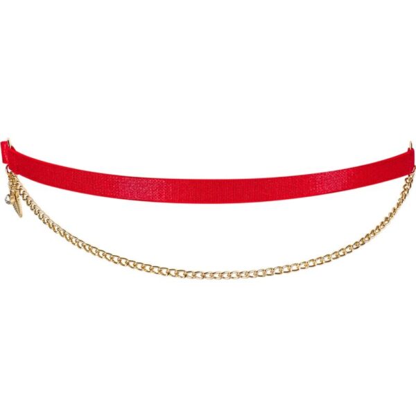 Obsessive - Ingridia Liguero Rojo Talla Unica - Imagen 4