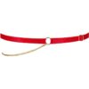 Obsessive - Ingridia Liguero Rojo Talla Unica - Imagen 5