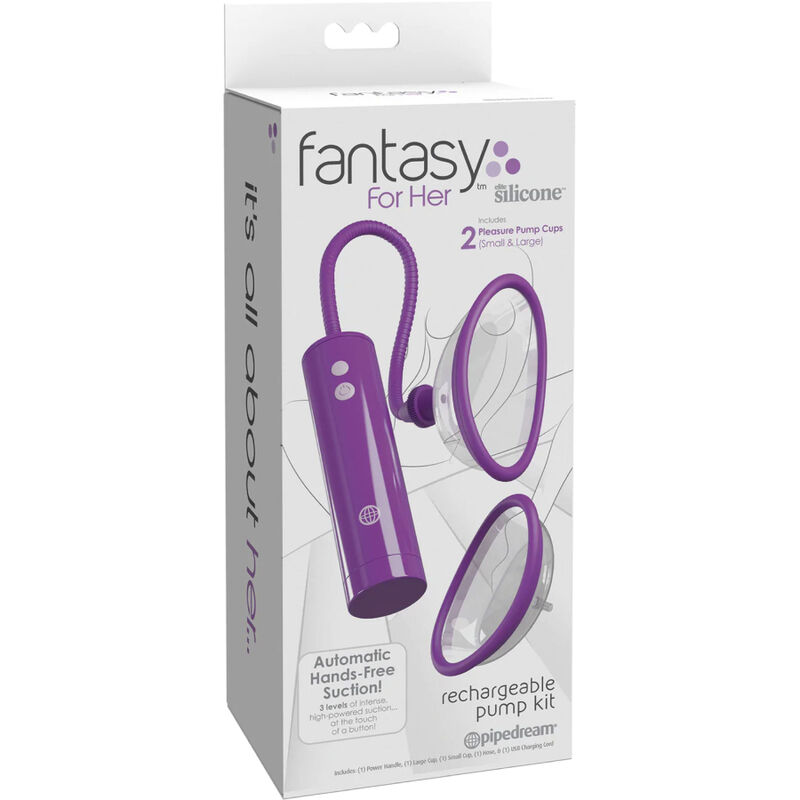 Fantasy For Her - Kit Bomba De Succion Para Clitoris Recargable Talla S/L 5 Fantasy For Her - Kit Bomba De Succion Para Clitoris Recargable Talla S/L - Imagen 5
