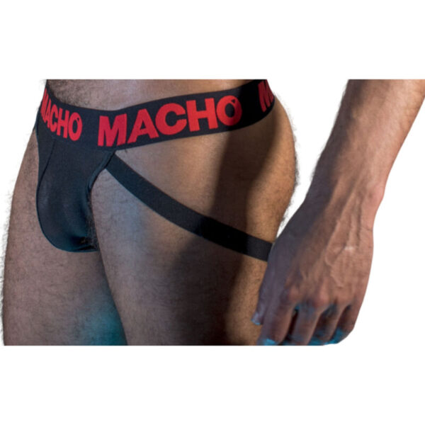 Macho - Mx26X2 Jock Negro/Rojo S - Imagen 8