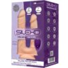 Silexd - Modelo 1 Pene Realistico Doble Penetracion Vibrador Silicona Premium Silexpan Control Remoto 17.5 / 19.5 Cm - Imagen 3