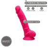 Silexd - Modelo 1 Pene Realistico Silicona Premium Silexpan Fucsia 17.5 Cm - Imagen 2