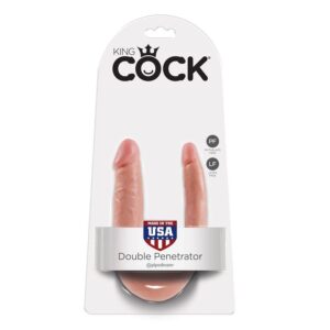 King Cock - Dildo Doble PenetraciÓn 12.7 Cm Natural